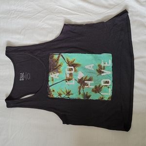 Billabong Aloha Love tank top size Small, Black